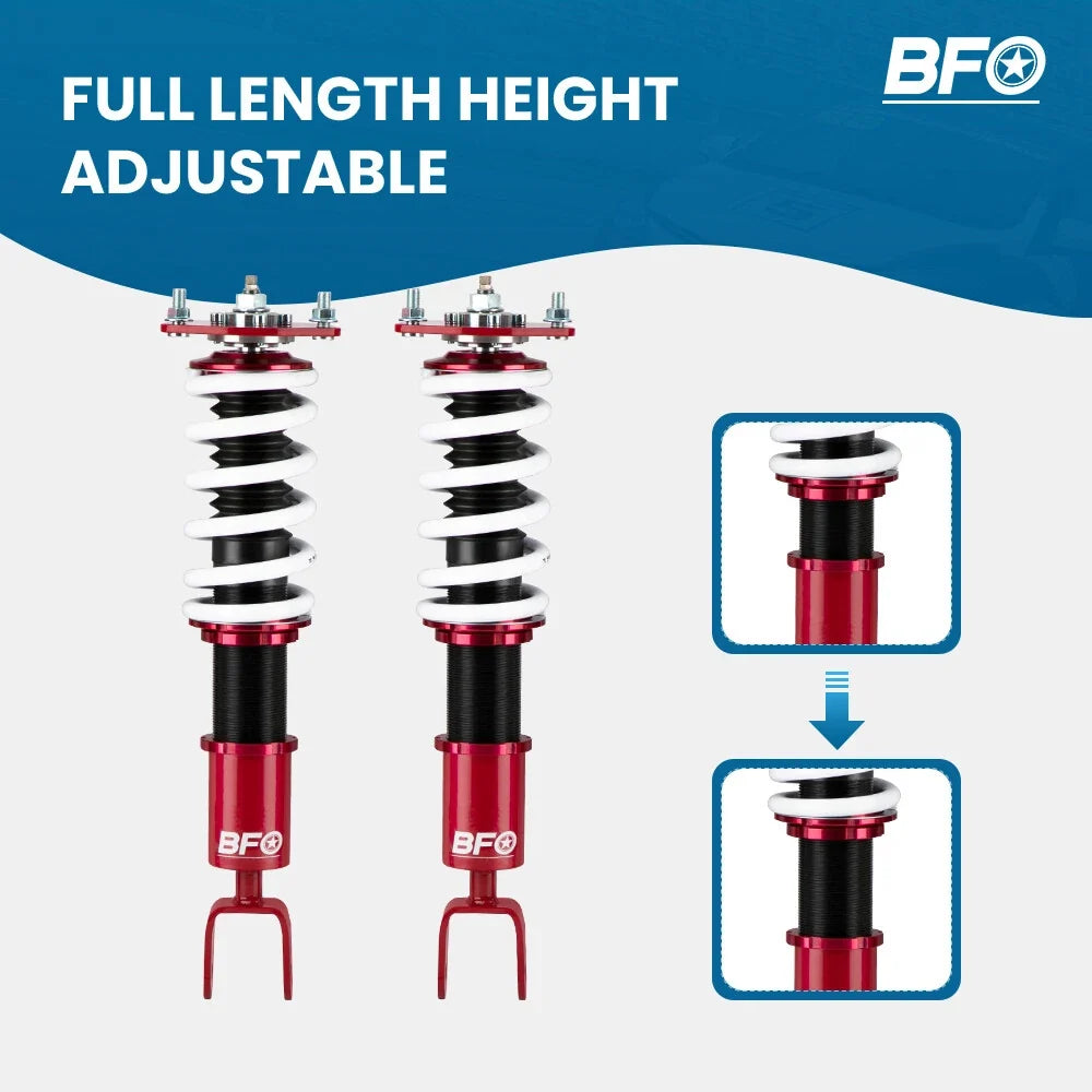 2X Coilovers Struts Springs Kit for Mazda RX-8 (2004-2011) Adjustable