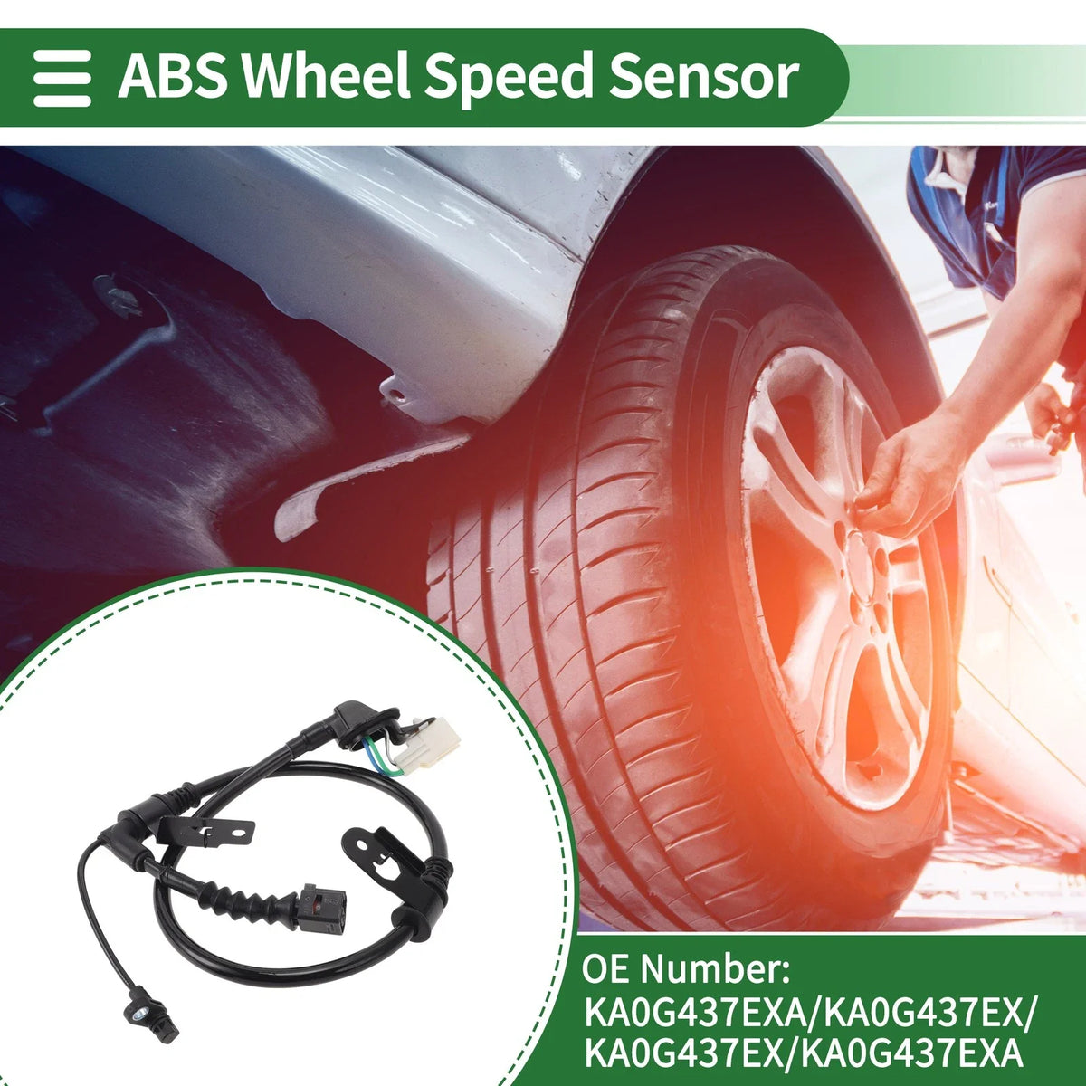 ABS Wheel Speed Sensor No.KA0G437EXA for Mazda CX-5 (2011–2023)