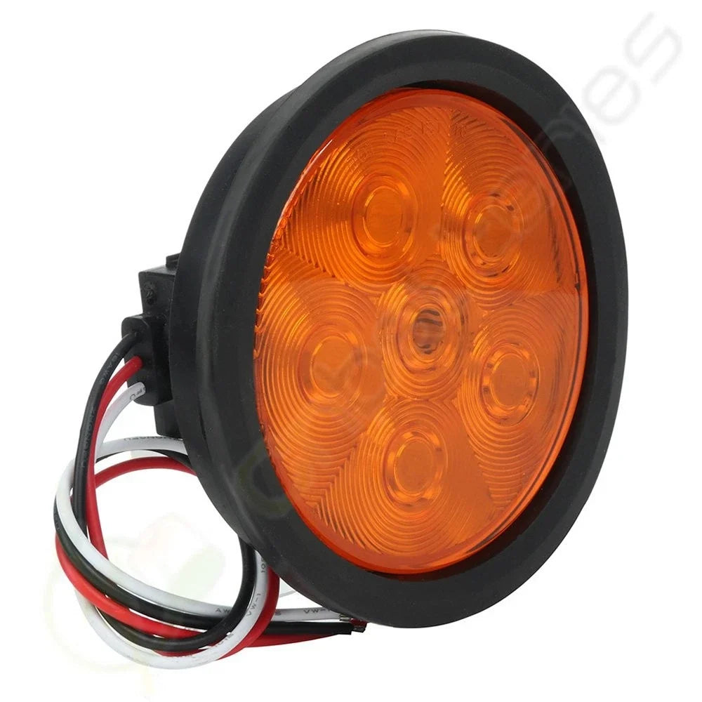 8x 5.2" LED Amber Lights for Vehicle Apron