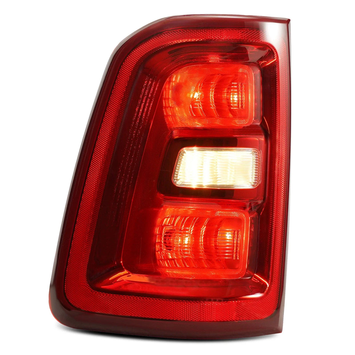 Halogen Tail Light for Dodge Ram 1500 (2025–2026) Chrome Bezel Left Side