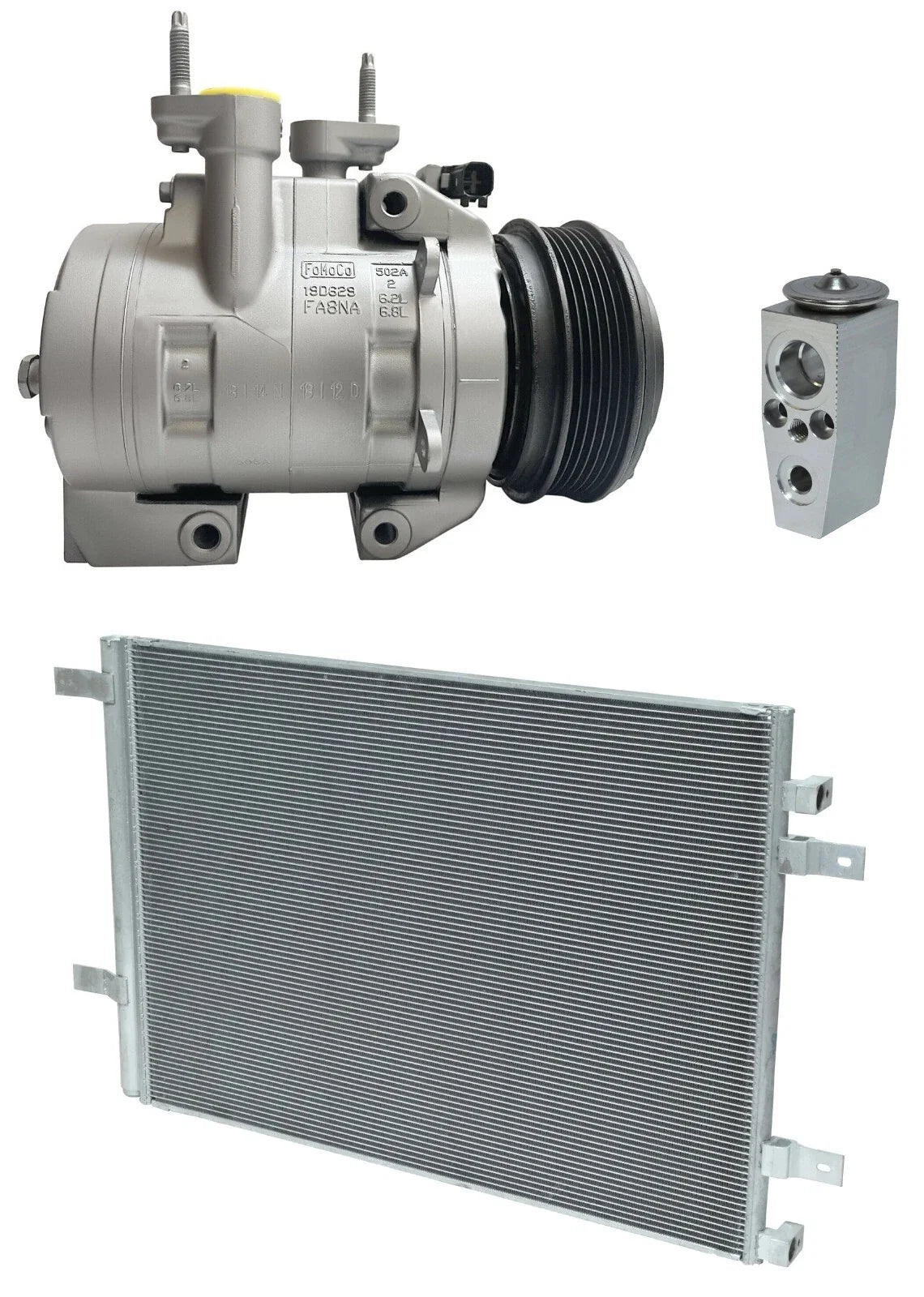 AC Compressor Kit With Condenser for Ford F-350 Super Duty (2020–2021)