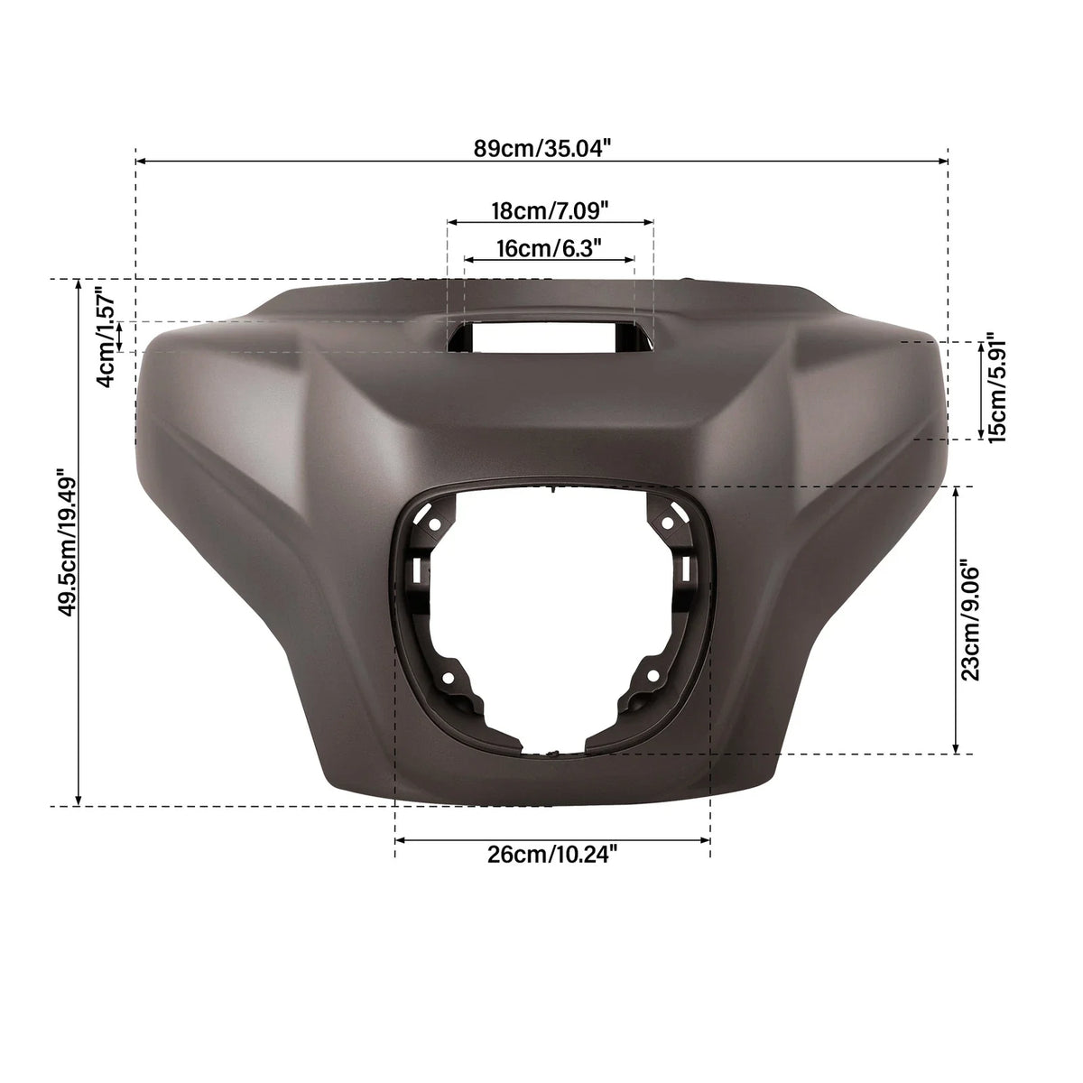 Inner Outer Headlight Fairing for Indian Chieftain Roadmaster (2019–2025) Bronze Smoke