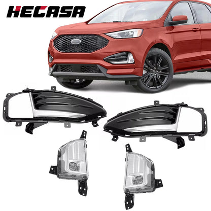 2019-2024 Ford Edge LED Fog Light Bezel Covers