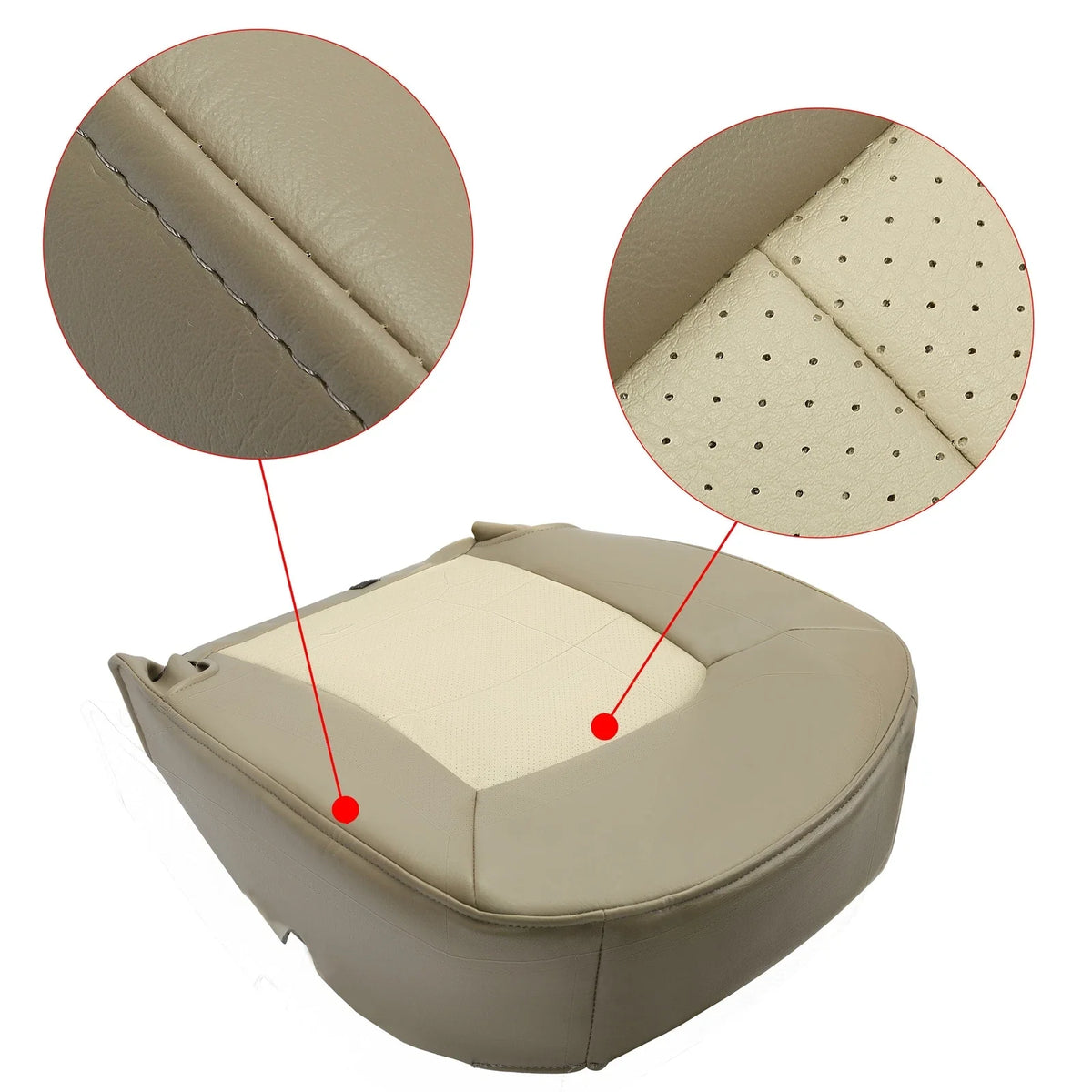 Driver Bottom Seat Cover for Ford Expedition (2003–2006) Tan
