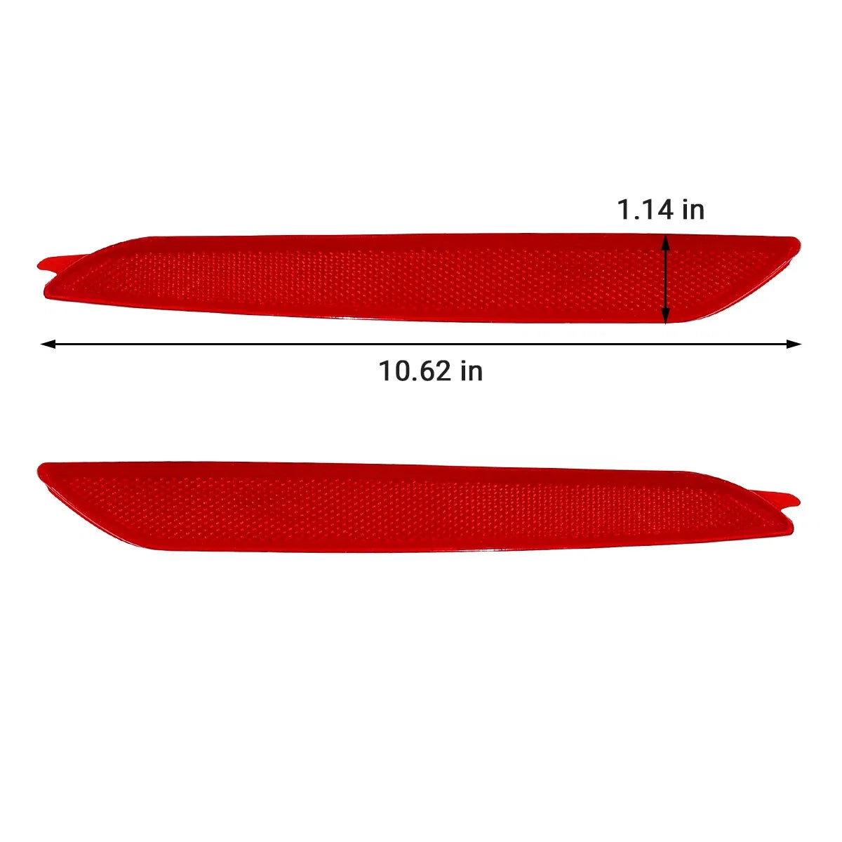 1 Pair Rear Bumper Reflectors for Hyundai Elantra (2014–2016)