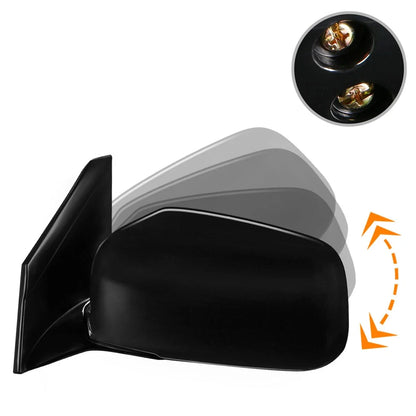 Manual Adjustable Left Side Mirror for Mitsubishi Lancer (2002-2007)