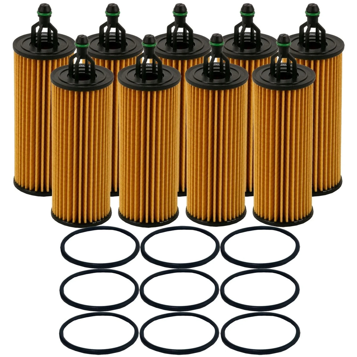 9-Pack Engine Oil Filters for Jeep, Ram, Dodge, Chrysler, VW V6