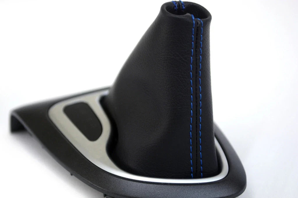 Shift Boot Cover for Dodge Dart (2013–2016) - Blue Stitch PVC Leather