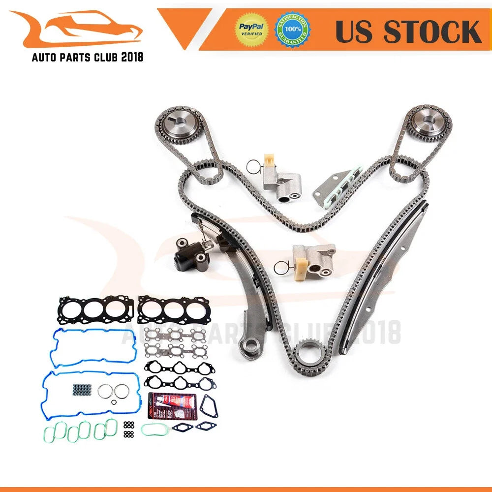 Head Gasket Set & Timing Chain Kit for Nissan Frontier Pathfinder (2005–2009)