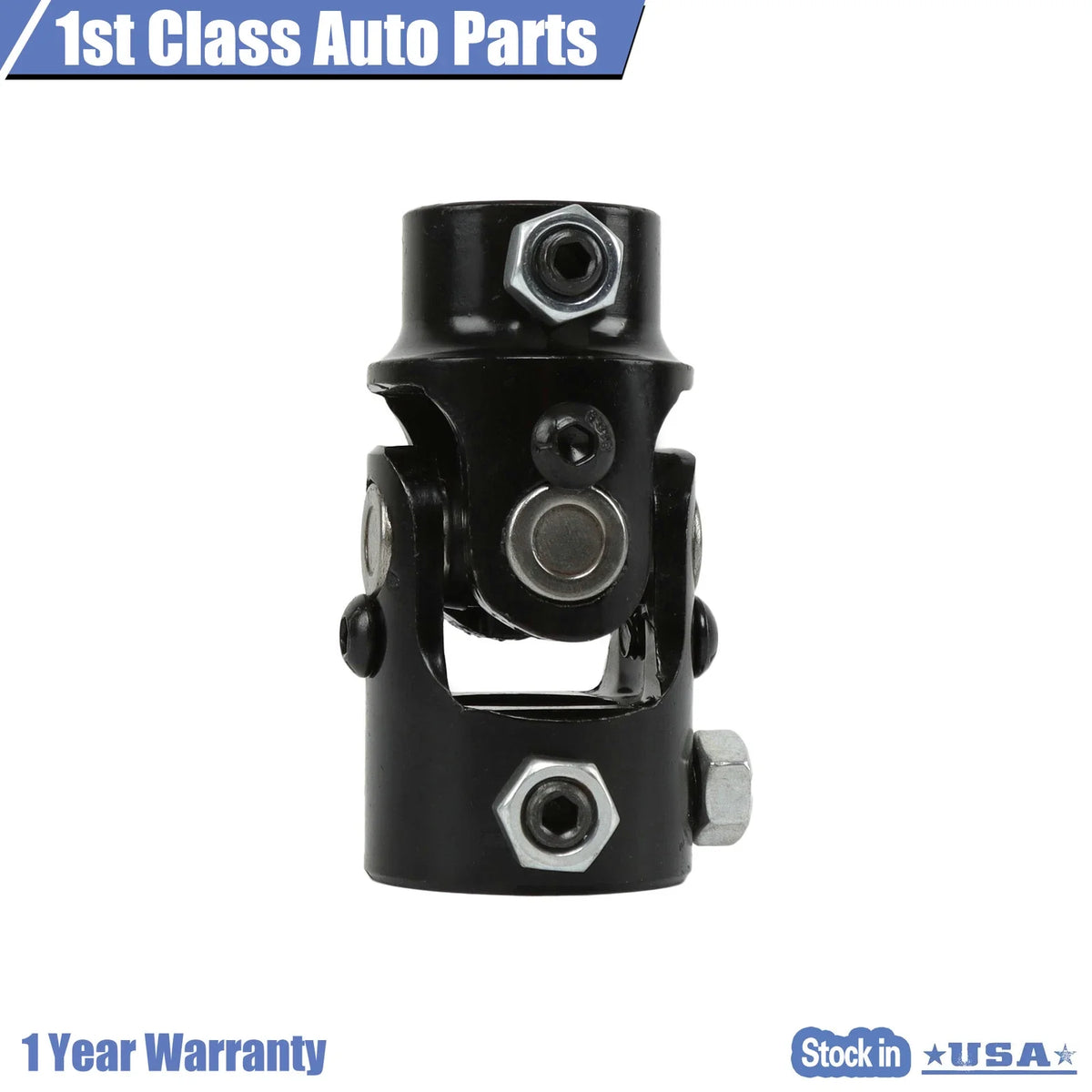 Steering Shaft U Joint for Universal Applications (1" DD X 3/4-36 Spline)