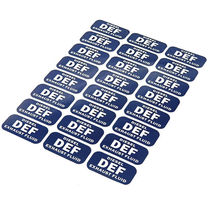 1"x2" Diesel DEF Exhaust Fluid Vinyl Decals for Turbo Vehicles