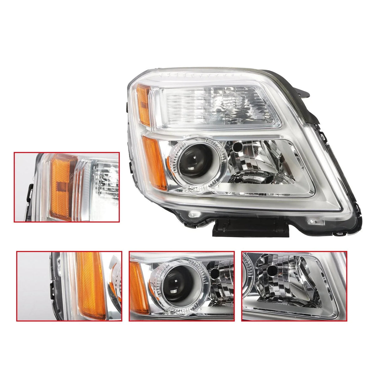 Clear Halogen Headlights for GMC Terrain SLE/SLT (2016–2017)