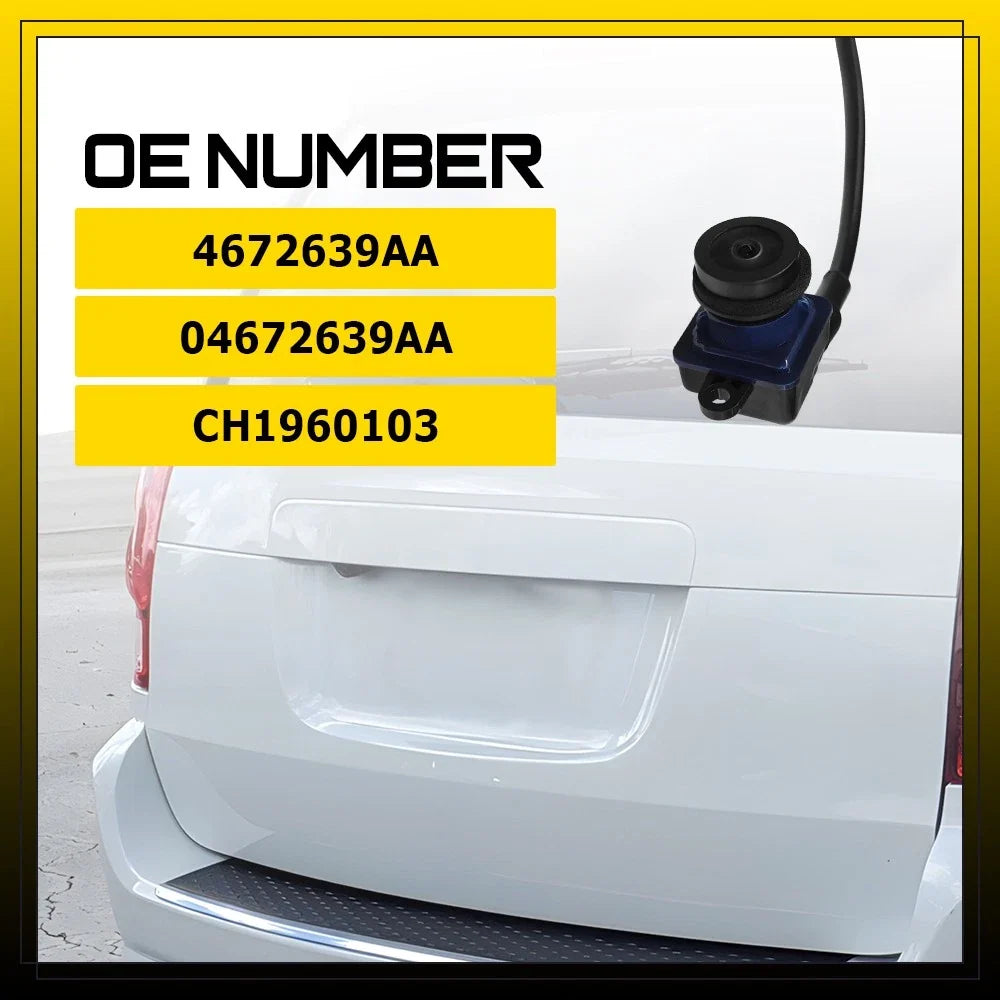 Rear View Backup Camera for Dodge Grand Caravan, Chrysler Town & Country (2011–2020) 04672639AA