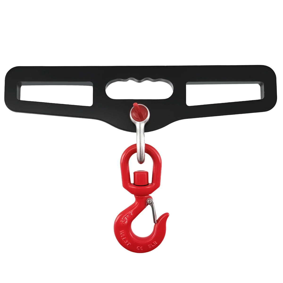 Double Fork Hook Attachment for Standard Forklift Forks (360° Rotating, 6600LBS)