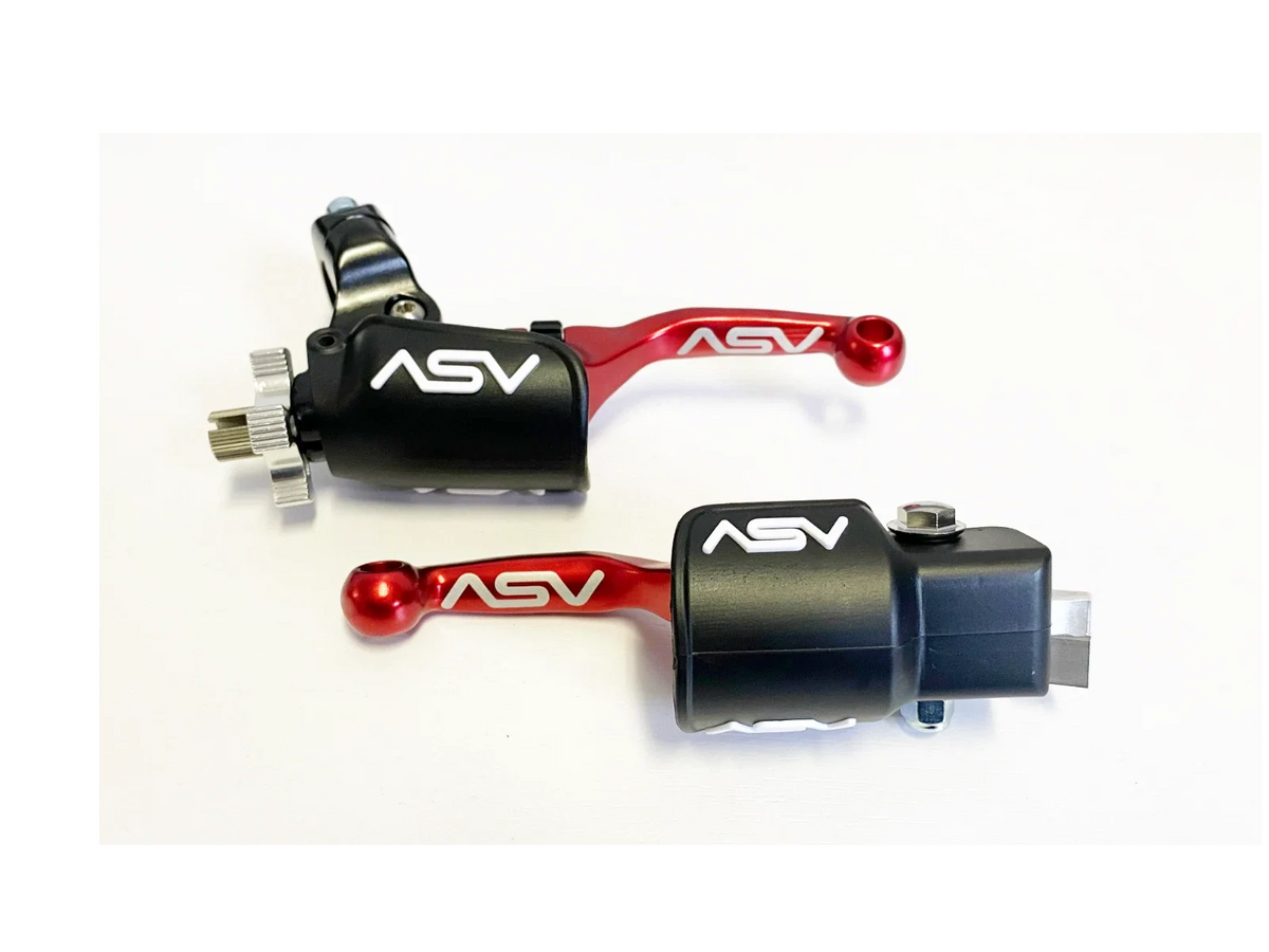 ASV Unbreakable F4 Shorty Clutch & Brake Levers Kit for RM RMZ (All Years)