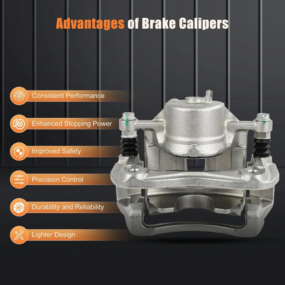 2011-2016 Hyundai Elantra Front Left Brake Caliper and Bracket