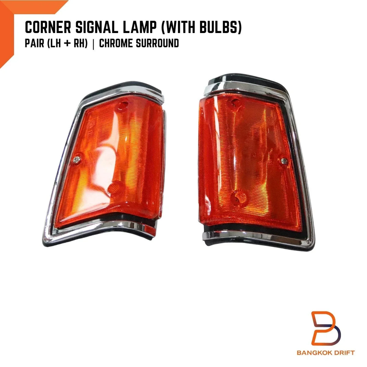 Chrome Front Corner Signal Lamp Light for Nissan 720 (79-87)