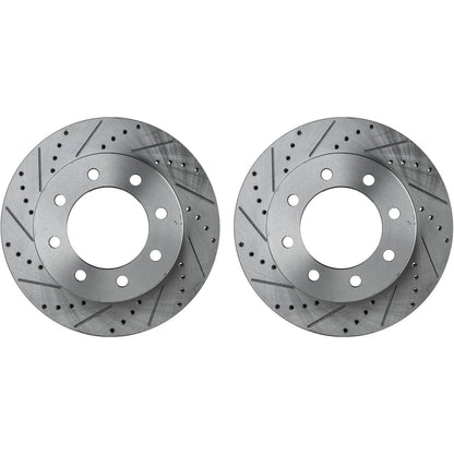 Disc Brake Rotor and Pad Kit for Dodge Ram 2500 (2003–2008)