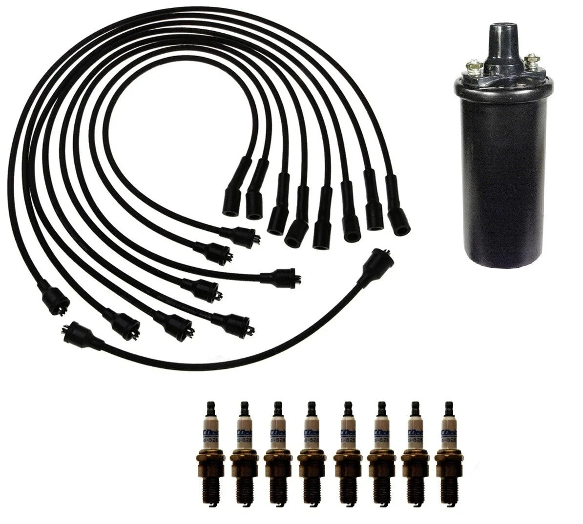 Ignition Wires & Spark Plugs Kit for Chevy Malibu/Impala V8 (2000–2005)
