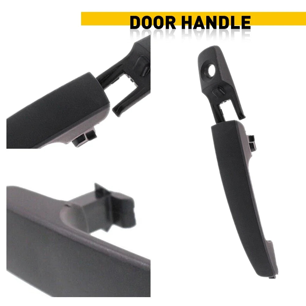 Front LH Driver Side Door Handle Black for Ford Focus (2008–2011)