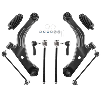 Front Struts and Coil Spring Set with Control Arms for Tribute 2005-2009