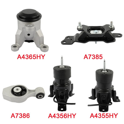 5 Engine Motor Mounts for 2013-2017 Nissan Altima 3.5L Automatic