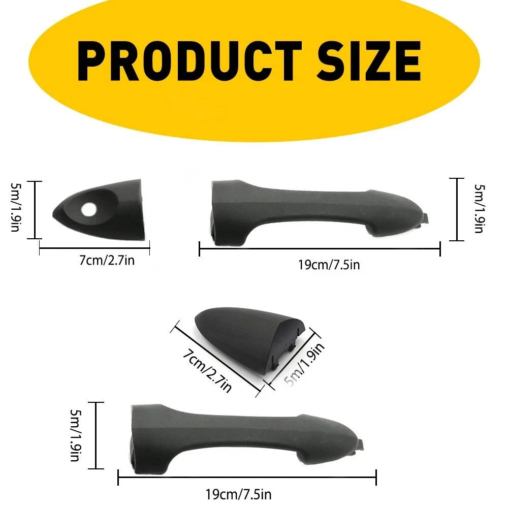 2X Exterior Pull Handle Lever for Ford Tribute/Ford Focus (2000–2007)