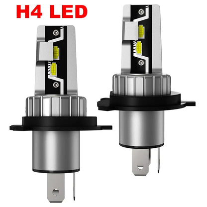 LED Headlight Bulb Kit H4 Conversion 10000LM 6500K - 2 Pieces