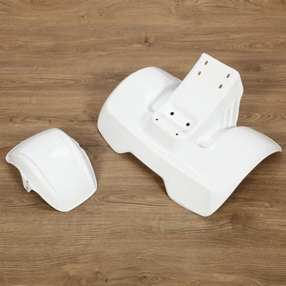 White Plastic Fender Kit for Honda ATC70 1978-1985 - Front & Rear