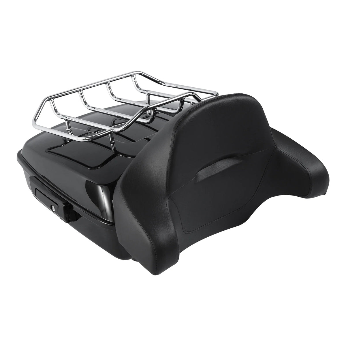 Chopped Trunk Backrest Mount Rack for Harley Fat Boy (2008-2017)