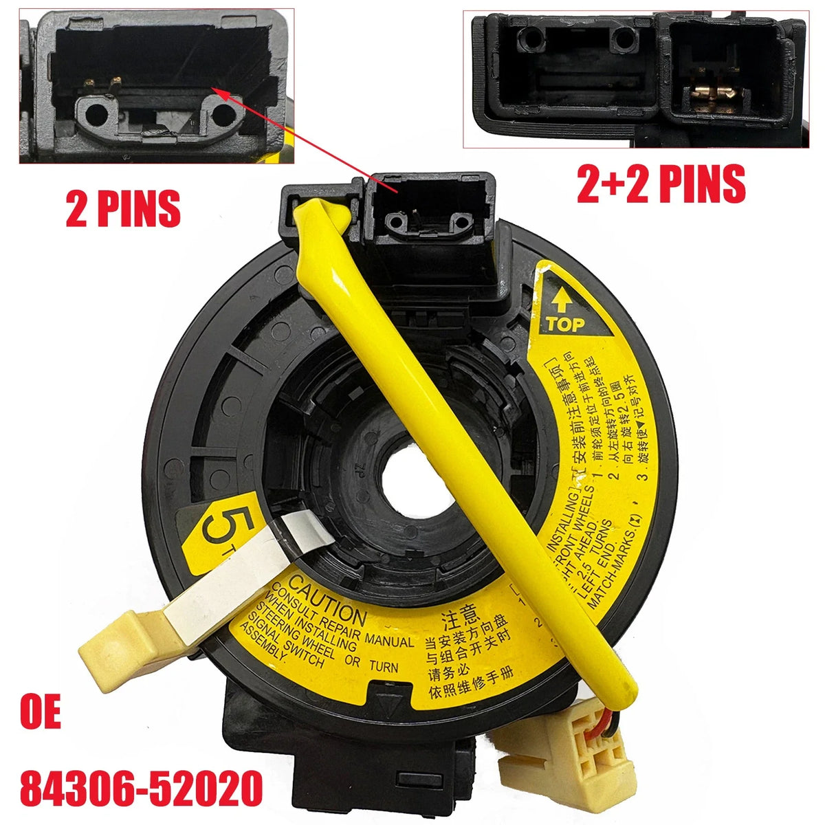 Clock Spring W/O Angle Sensor for Toyota MR2 Spyder Echo RAV4 2000-2005