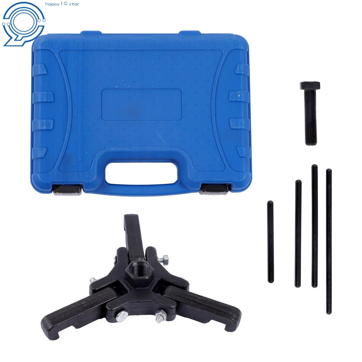 3 Jaw Puller Kit for Harmonic Balancer - Includes 4 Rods