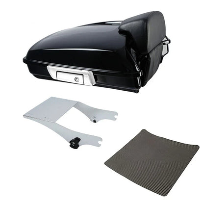 Chrome Backrest Mount Rack for Touring Harley 1997-2008