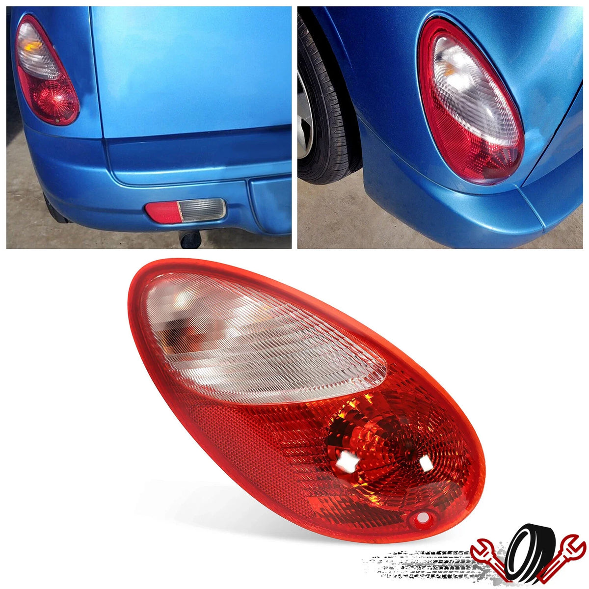 Driver Side Tail Light for Chrysler PT Cruiser (2006–2010)