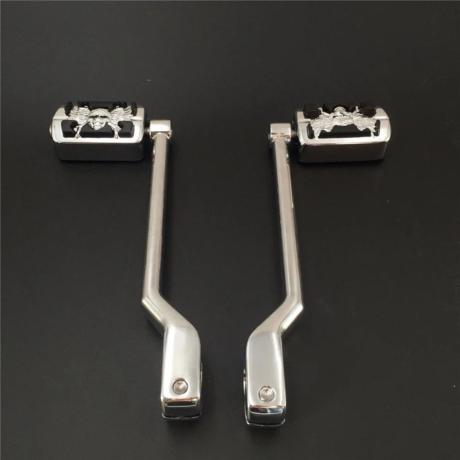 2PC Toe Shift Lever Foot Pegs for Harley-Davidson FL Softail Trike
