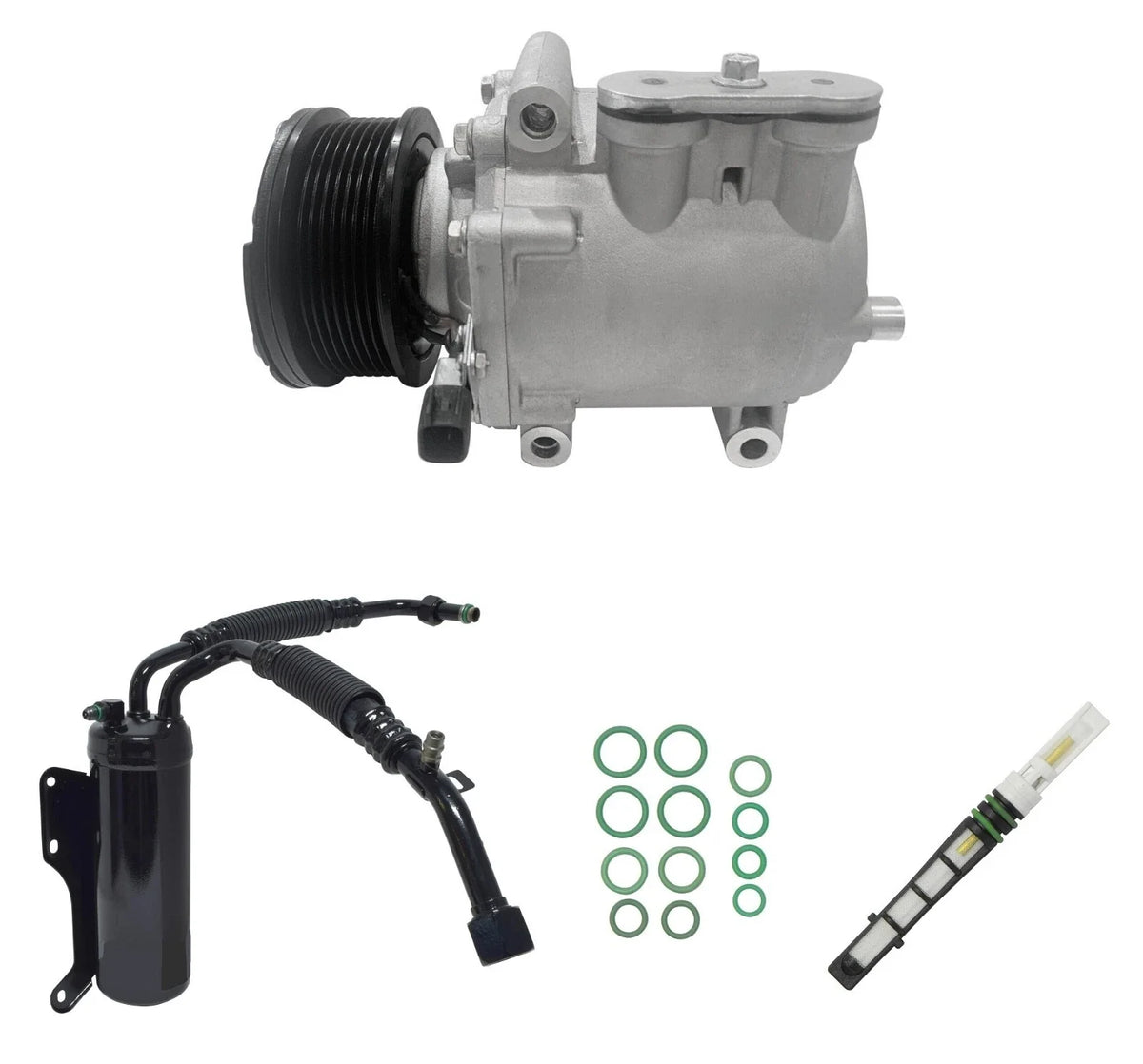 A/C Compressor Kit Replacement for Ford E-350 Super Duty (2003–2007)