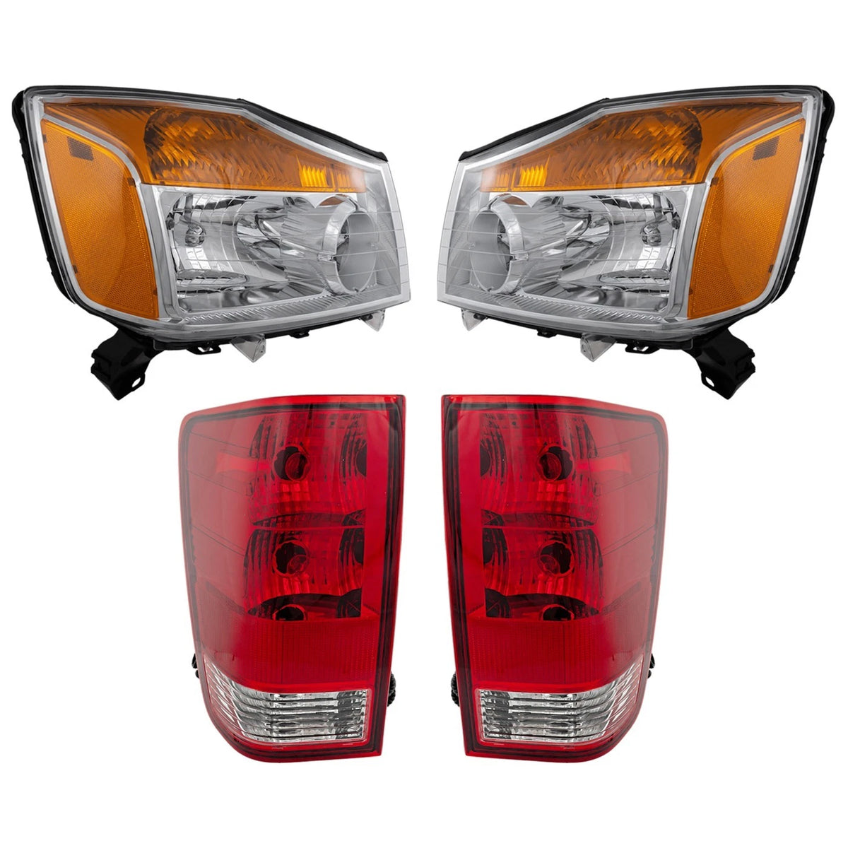 Headlight Set for Nissan Titan (2008–2015) - Left & Right