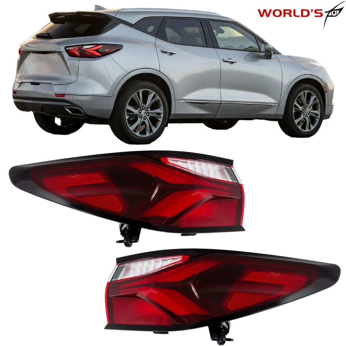 LED Tail Lights for Chevrolet Blazer (2019–2022) Left + Right Side