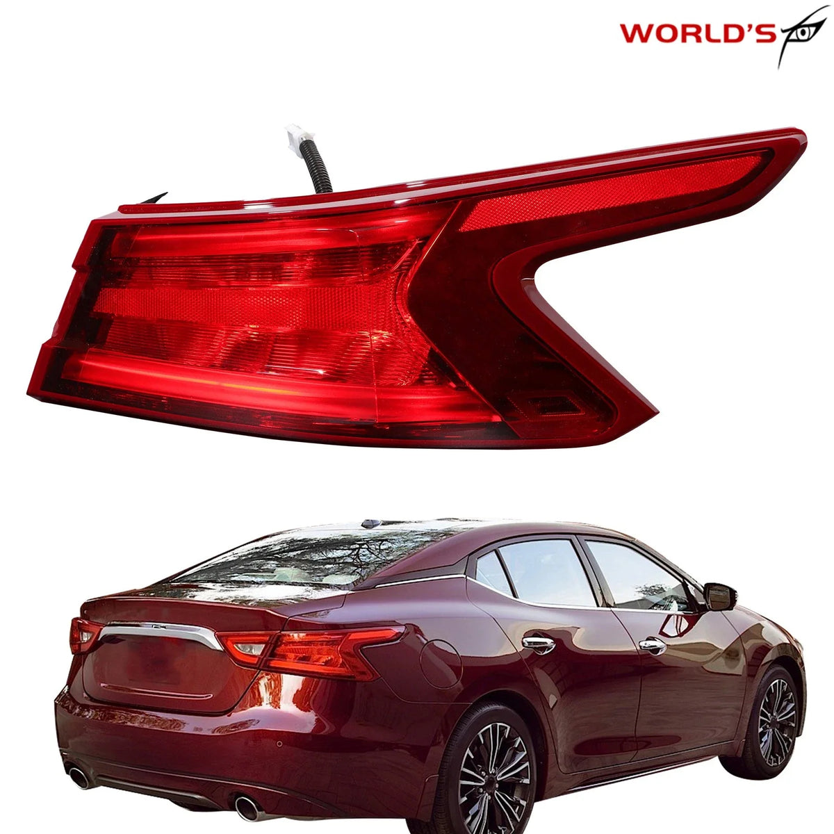Passenger Outer Tail Light Assembly for Nissan Maxima (2016–2018)