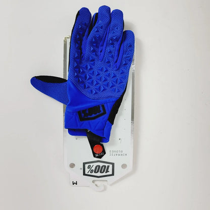 Off-Road Airmatic Gloves for MTB DH MX (Size M) - Blue/Black