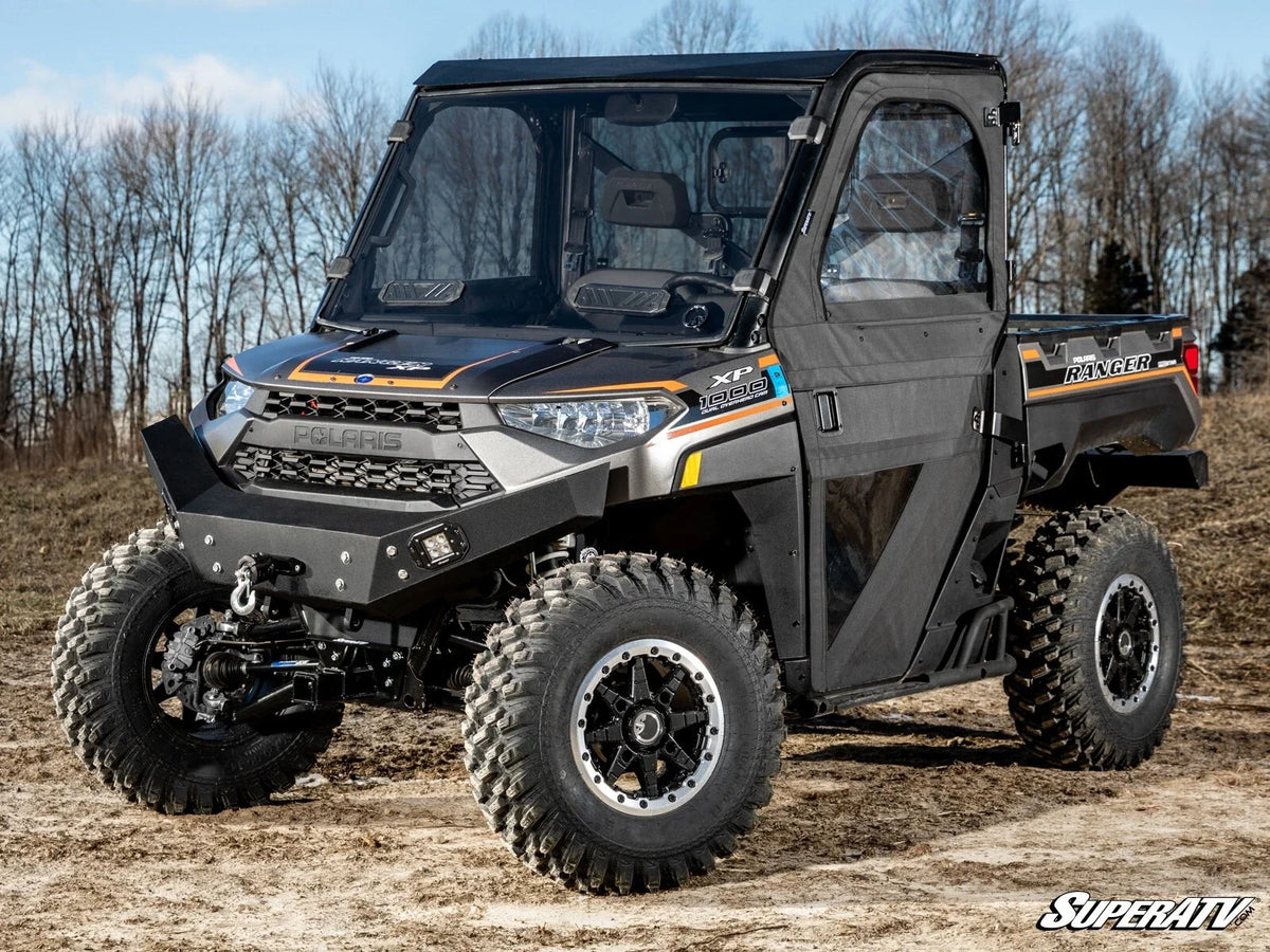 Scratch Resistant Vented Dark Tint Windshield for Polaris Ranger XP900 (2013–2019)