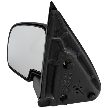 Left Side Manual Glass Mirror for 2000-2006 Chevy Suburban 1500