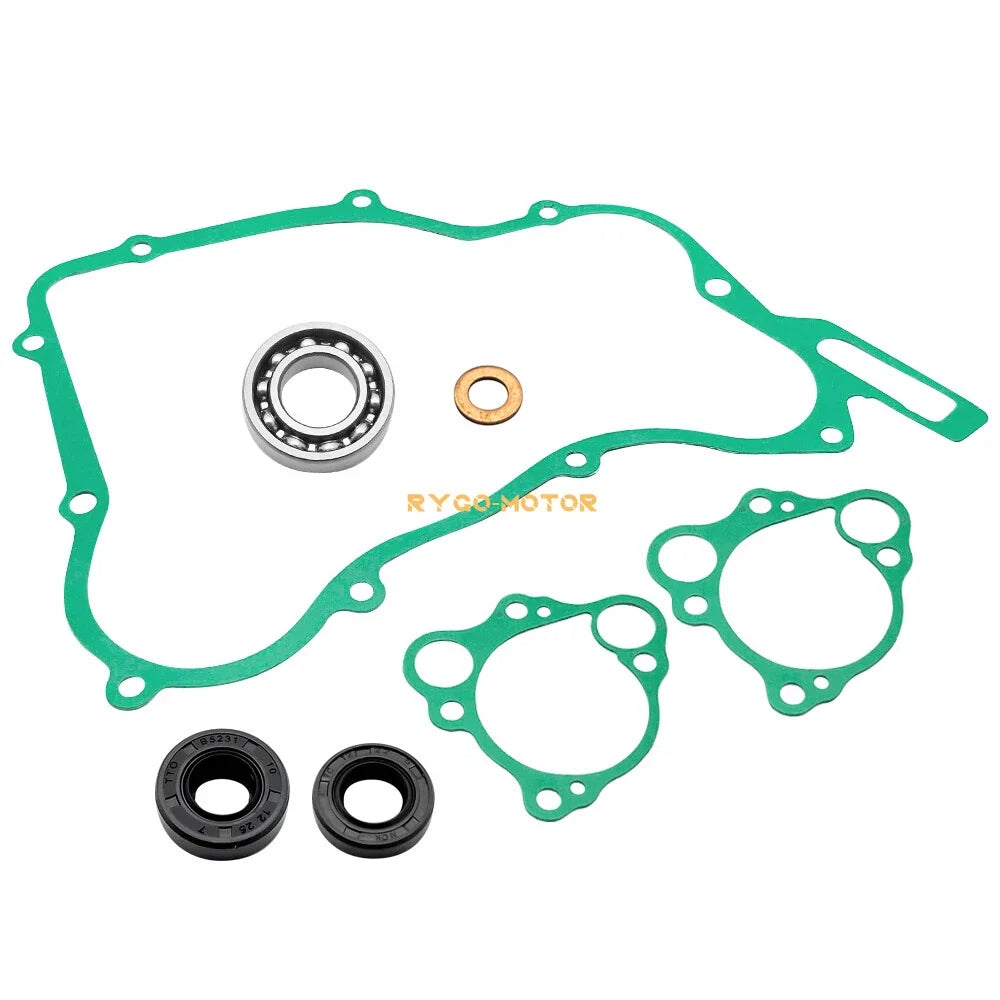 Water Pump Rebuild Kit Bearings Seals Gasket for Honda CR125 CR125R (1990–2004)