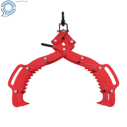 4 Claw Grapple Hook Log Lifting Tongs 36" for Tractor Use