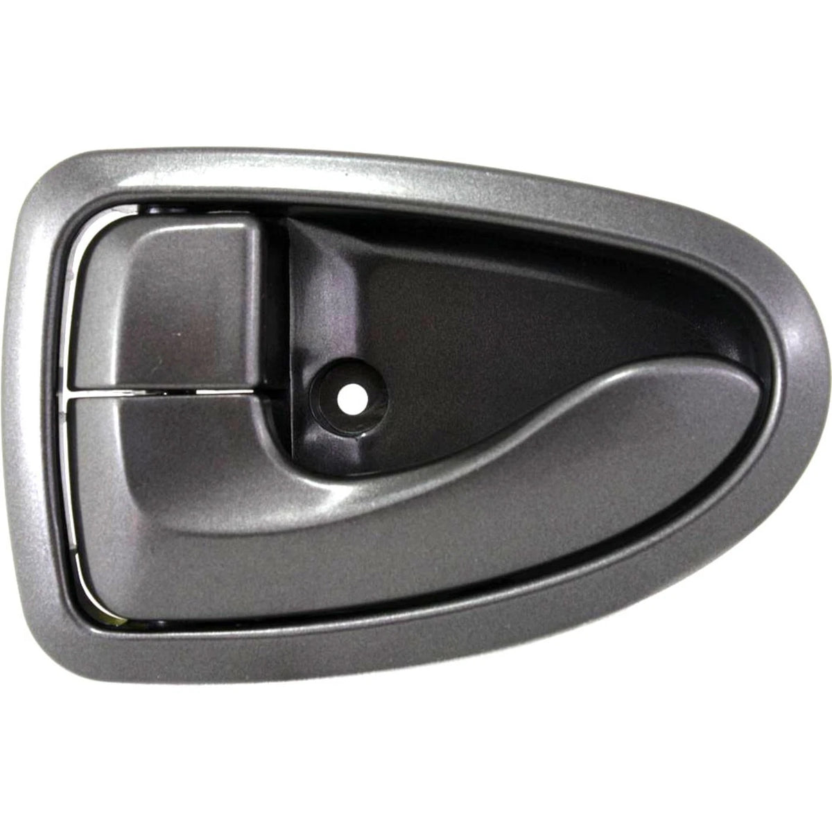 Set of 2 Interior Door Handles for Hyundai Accent (2003–2006) Gray Plastic