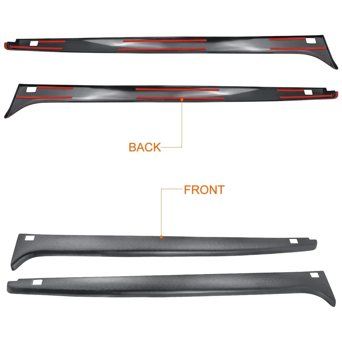 2-Piece Bed Rail Caps for GMC Sierra 1500 (1999–2005)