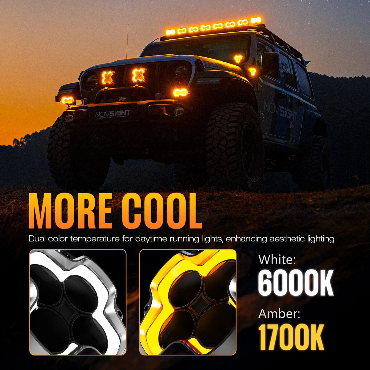 6" Combo LED Pods for Jeep (2010-2023) - Offroad Spot Flood