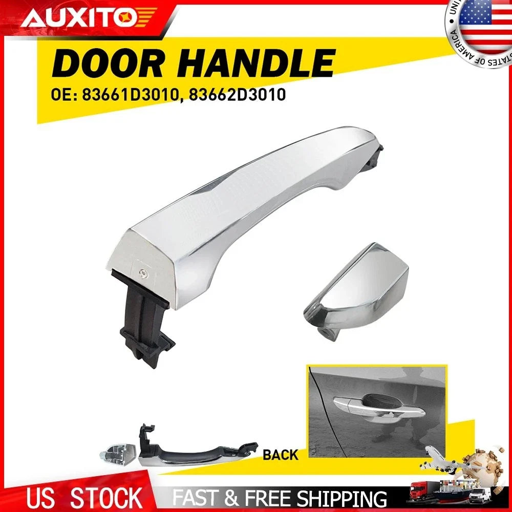Chrome Exterior Rear Right Door Handle for Hyundai Tucson (2016–2021)