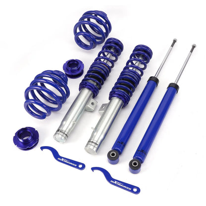 4-Piece Racing Coilovers for BMW E46 3-Series (1998–2006)
