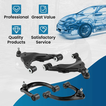 Ball Joint Set for Front Upper Lower Control Arm Tacoma 2005–2015
